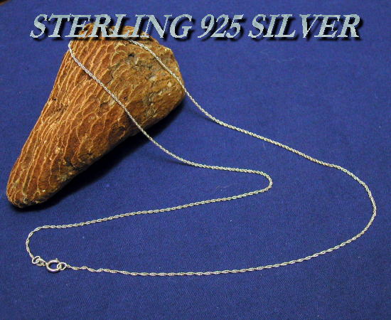 STERLING 925 SILVER CHAIN CH374-20 `F[
