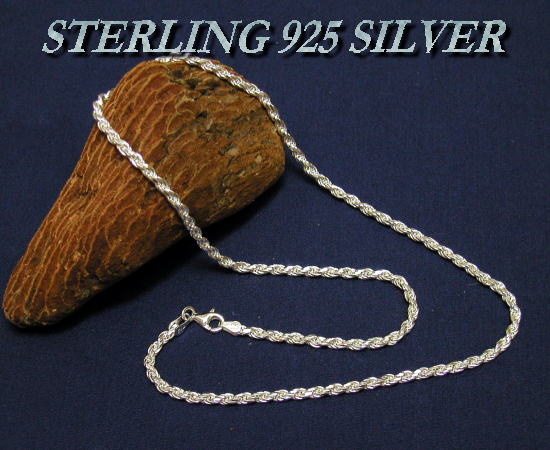 STERLING 925 SILVER CHAIN FR60-45 Jbgt`[v
