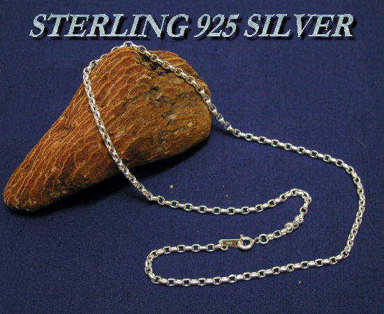 STERLING 925 SILVER CHAIN RLO100-45 I[o[