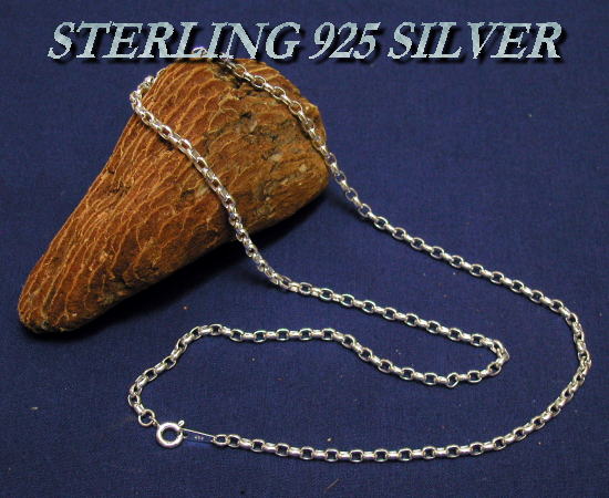 STERLING 925 SILVER CHAIN RLO100-50 I[o[