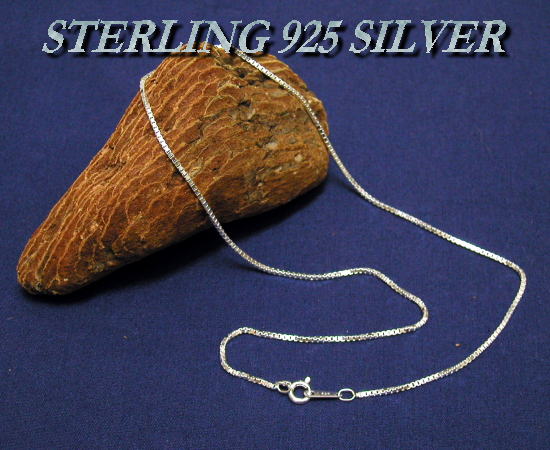STERLING 925 SILVER CHAIN V125-40 xl`A