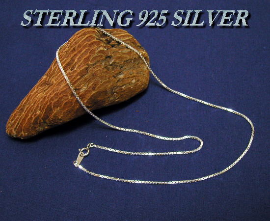 STERLING 925 SILVER CHAIN V125-45 xl`A