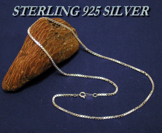 STERLING 925 SILVER CHAIN V200-45 xl`A