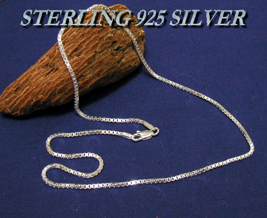 STERLING 925 SILVER CHAIN V200-50 xl`A