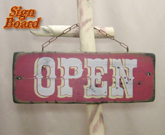 SIGN BOARD ؐnhyCg OPEN{[h