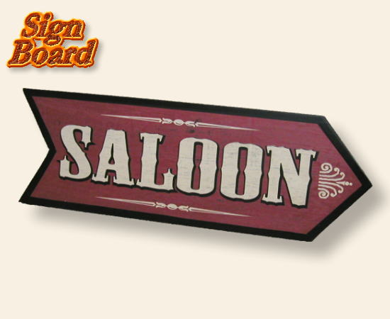 MONTANA SS TC{[h SALOON ARROW SIGN